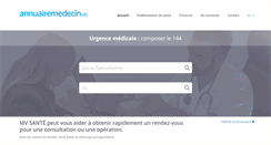 Desktop Screenshot of annuairemedecin.ch